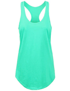 Womens RACERBACK TANK TOP Soft Casual Sleeveless Tank Top