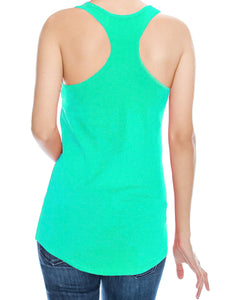 Womens RACERBACK TANK TOP Soft Casual Sleeveless Tank Top