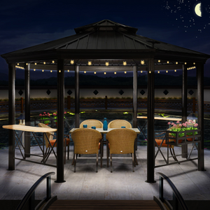 Solar String Lights for Decks, Patios, Backyards