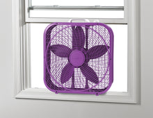 Cool Colors 20" 3-Speed Box Fan, Purple