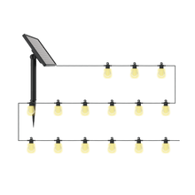 Solar String Lights for Decks, Patios, Backyards